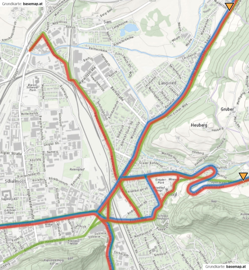 Korridor Schwabenwirtsbruecke